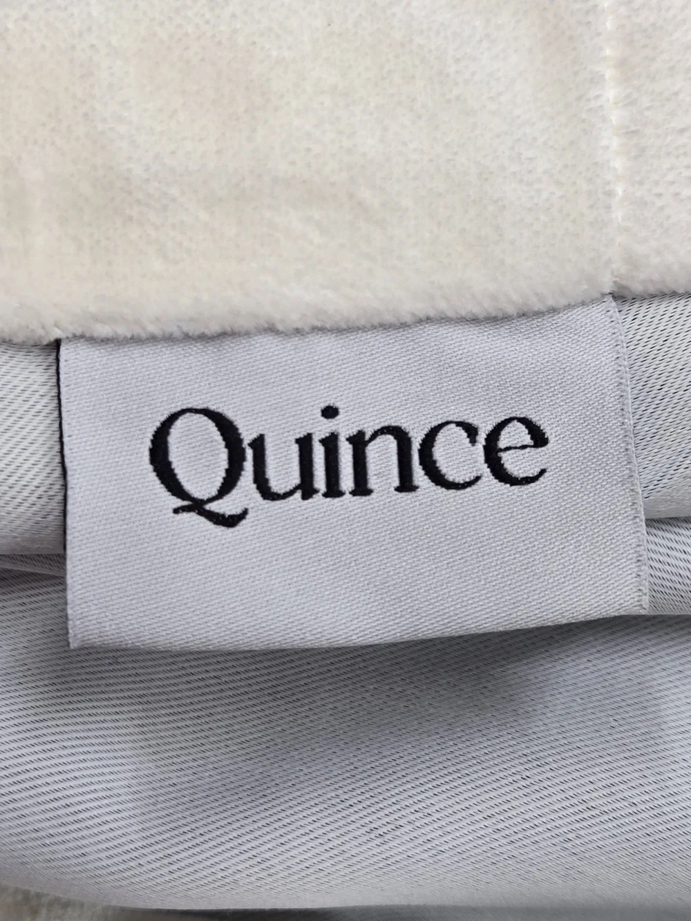 NWT QUINCE Set Of 2 48x84 Cotton Velvet True Blackout Curtains Ivory 9743